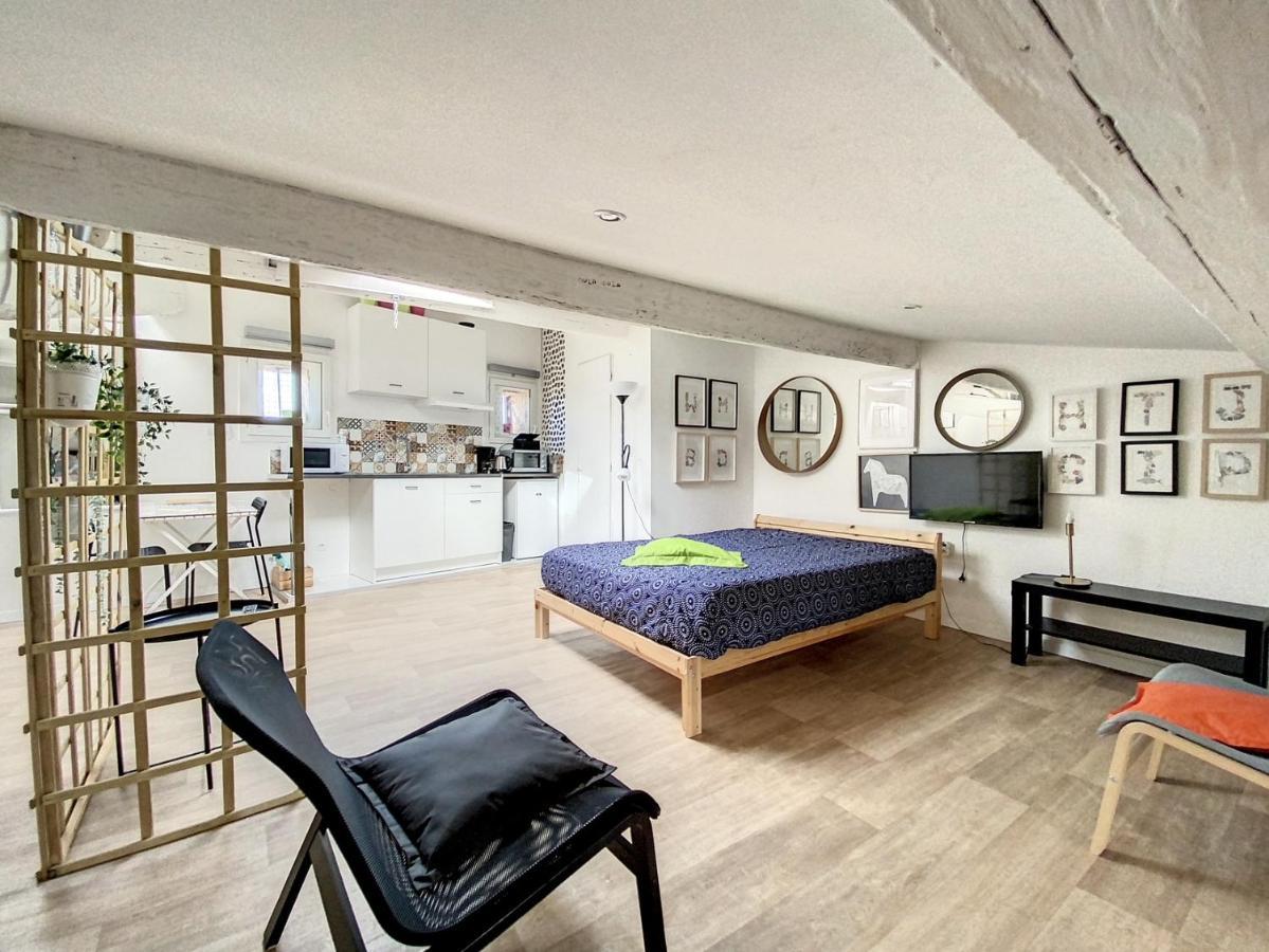 Grand St Pierre Studio mansardé atypique Climatisé Sète Extérieur photo